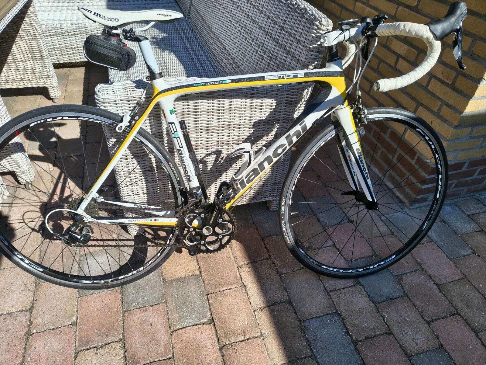 Bianchi racefiets - Carbon Monocoque - Shimano 105, Fietsen en Brommers, Fietsen | Racefietsen, Gebruikt, Carbon, Meer dan 20 versnellingen
