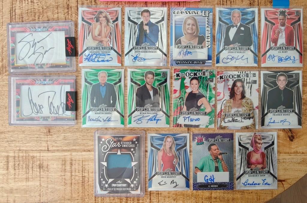 Leaf signature cards Engels mint, Ophalen of Verzenden, Nieuw, Meerdere kaarten, Foil