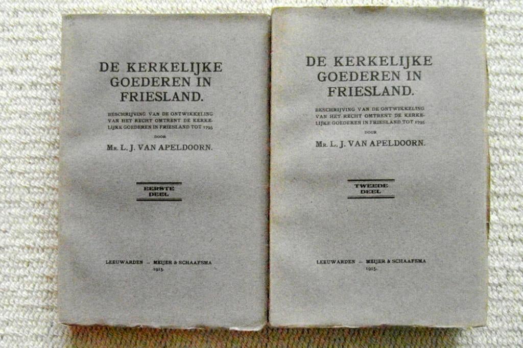 De kerkelijke goederen in Friesland., Antiek en Kunst, Antiek | Boeken en Bijbels, Ophalen of Verzenden