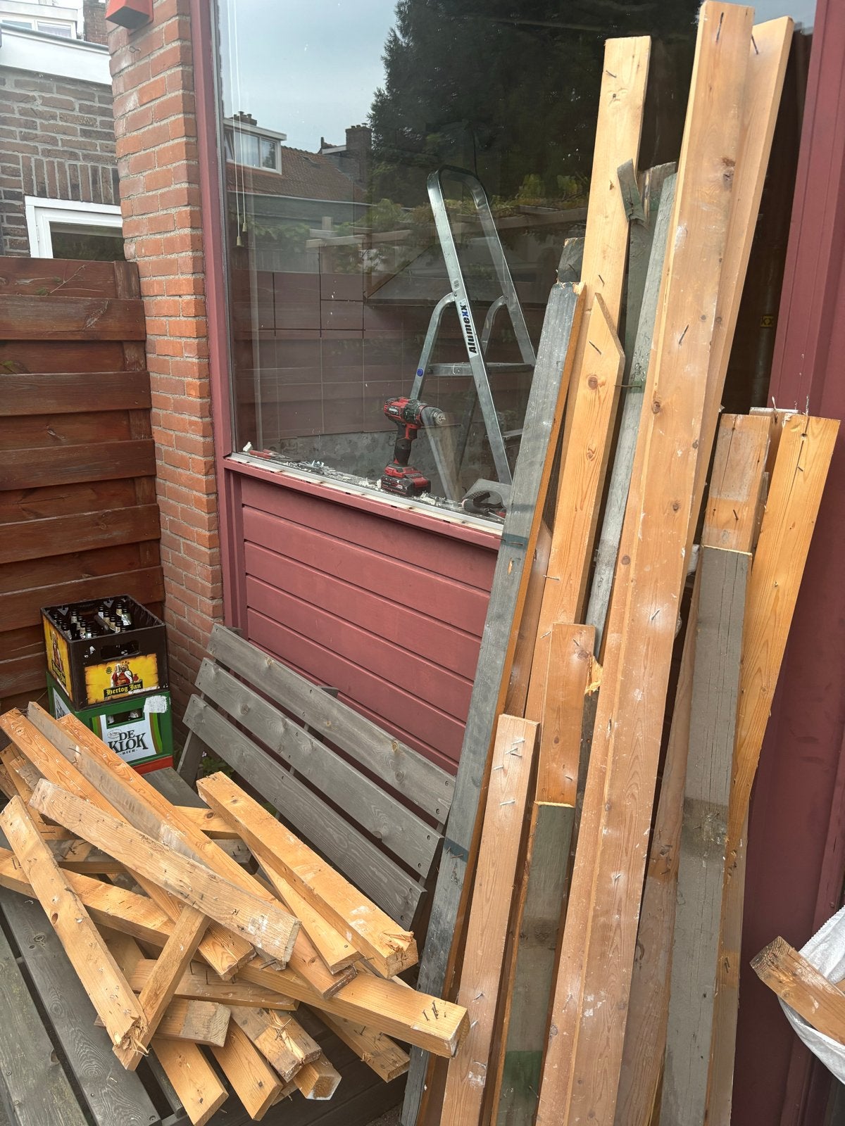 Gratis af te halen hout met spijkers, Ophalen, Gebruikt, Overige typen, Overige houtsoorten