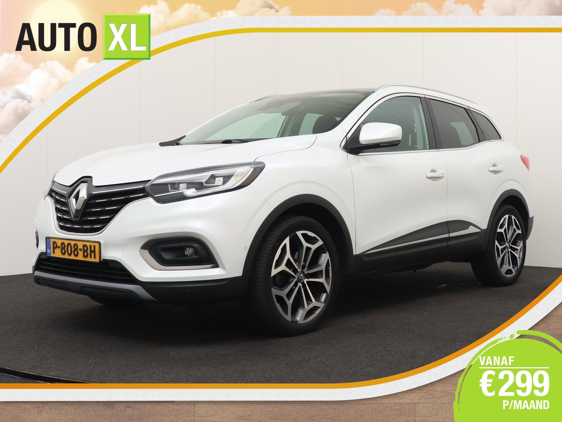 Renault Kadjar 1.3 160 PK Aut Intens Black Style Trekhaak Pa, Auto's, Gebruikt, 4 cilinders, 715 kg, 160 pk
