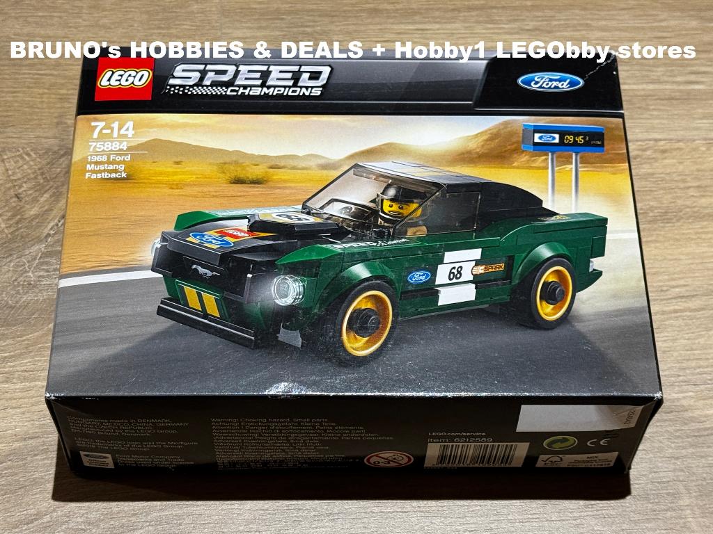 LEGO 75884 SPEED 1968 Ford Mustang Fastback NIEUW VERZEGELD, Nieuw, Complete set, Compleet, Lego