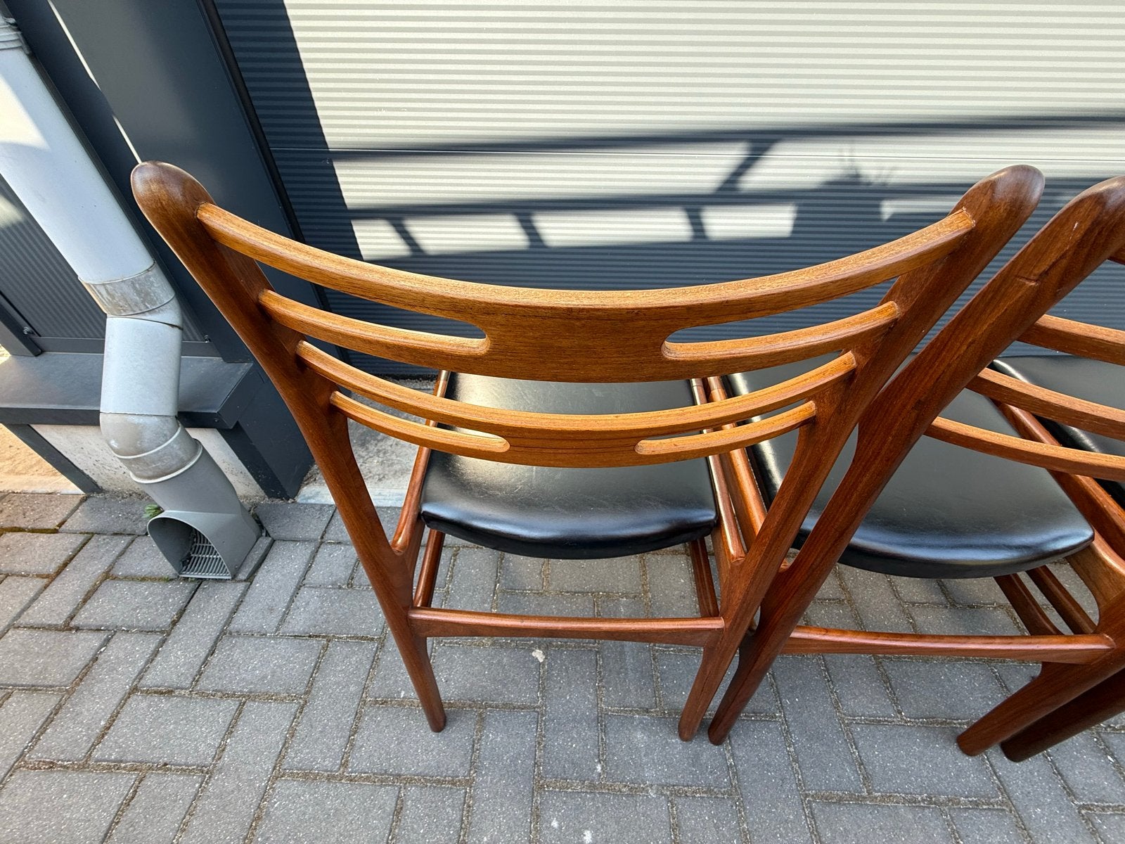 Set van 4 Johannes Andersen stoelen - Deens design, Ophalen of Verzenden