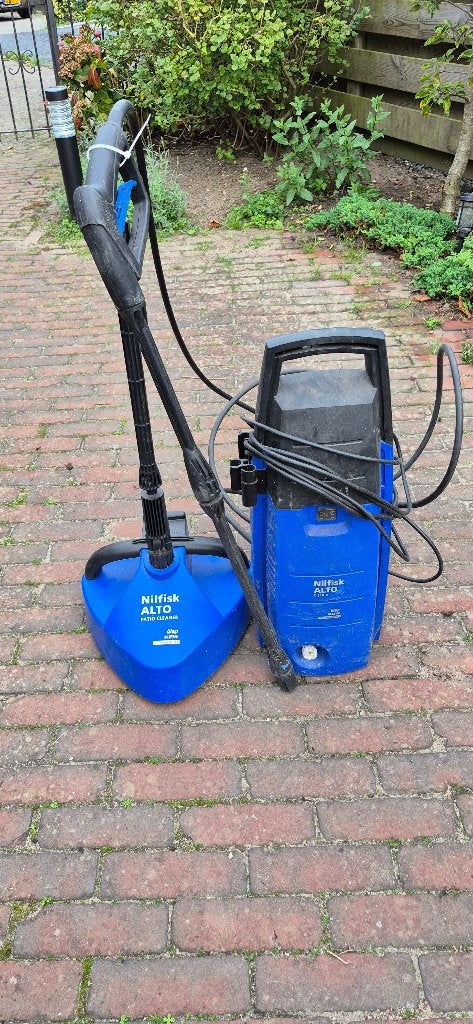 Hogedruk reiniger Nilfisk Alto C 110.2 met patiocleaner, Tuin en Terras, Ophalen of Verzenden, Gebruikt, Elektrisch, Nilfisk Alto