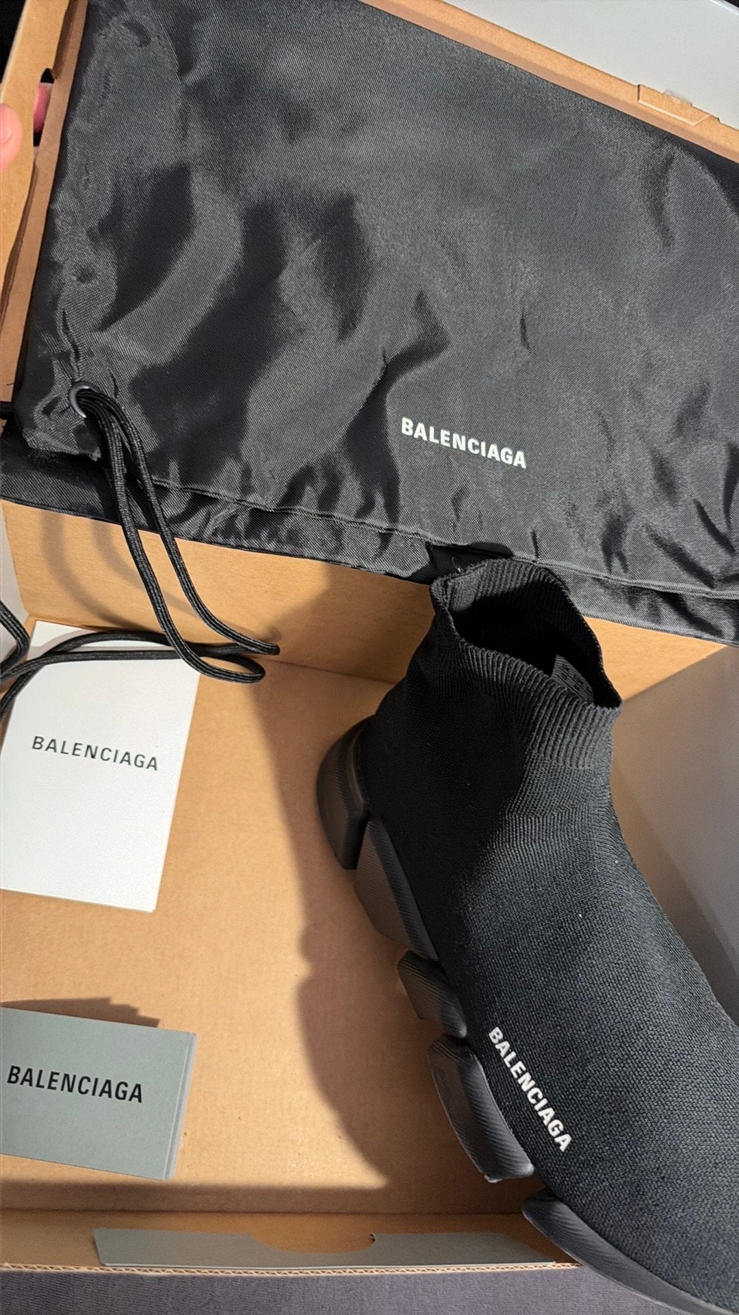 Balenciaga speed 2.0, Ophalen of Verzenden, Zo goed als nieuw, Zwart