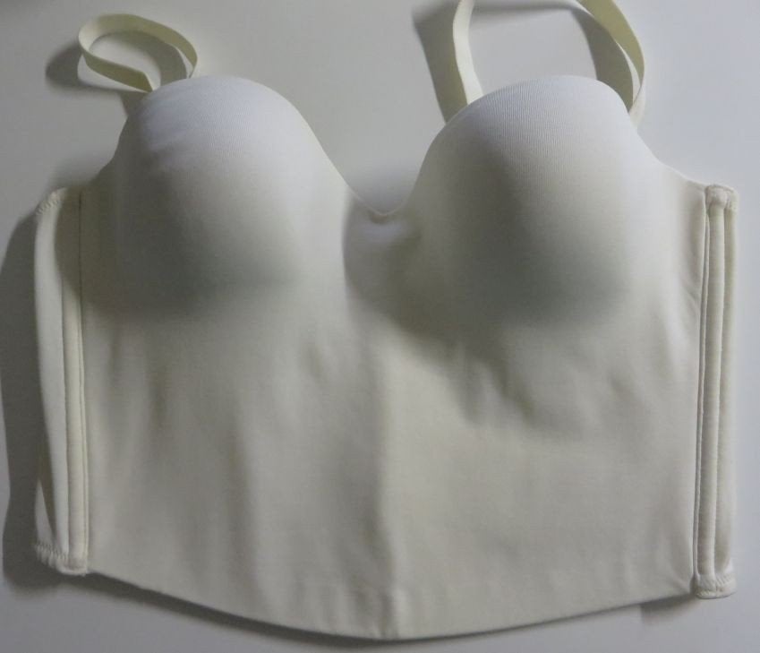B-H met maagband 1 wolwit en 1 beige, Hunkemöller, Ophalen, Beige, BH