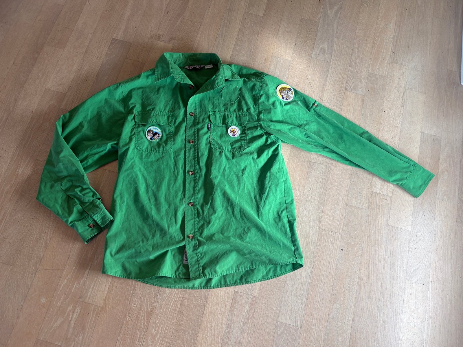 Scoutfit Welpen Leiding Maat 176 - Groen Scouting Blouse, Verzamelen, Ophalen of Verzenden