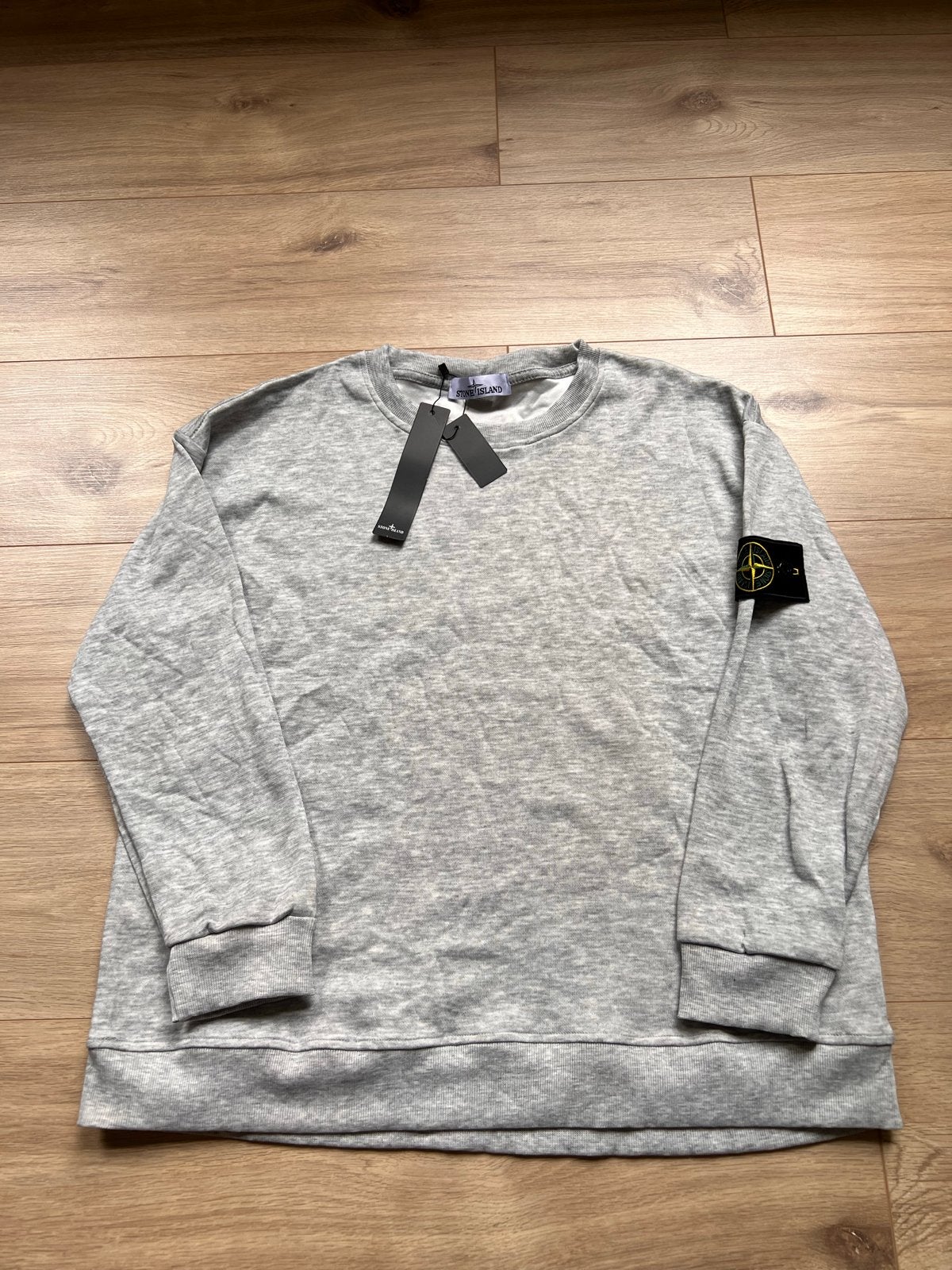Stone Island Sweatshirt Grijs - Nieuw met labels, Verzenden, Nieuw, Maat 48/50 (M), Grijs