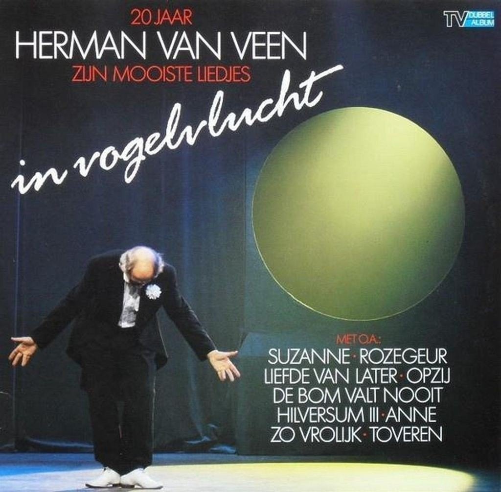 cd van Herman van Veen – 20 Jaar Herman Van Veen - In Vogelv, Verzenden, Zo goed als nieuw, Levenslied of Smartlap