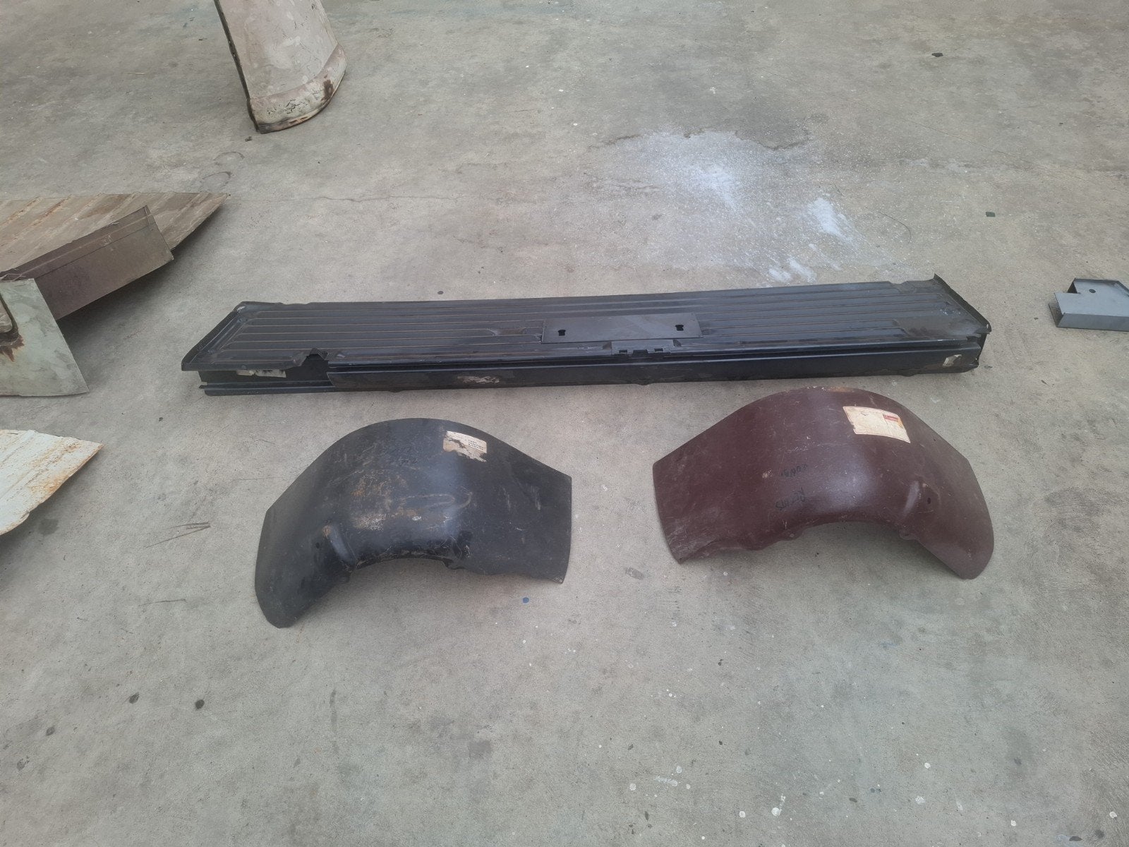 VW T1 laadvloer /dorpel onder zijdeureni, Ophalen, Gebruikt, Achter, Spatbord