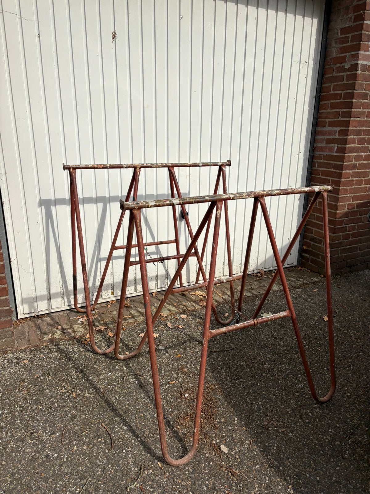 Foto 11 van Schragen, klapschraag, stalen klapschragen.