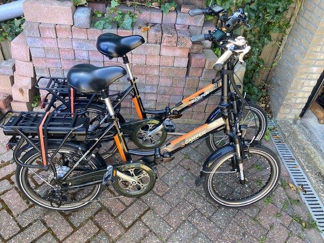 2 x Lacros Scamper vouwfietsen, Fietsen en Brommers, Fietsen | Vouwfietsen, 20 inch of meer, Gebruikt, Velgrem, Versnellingen