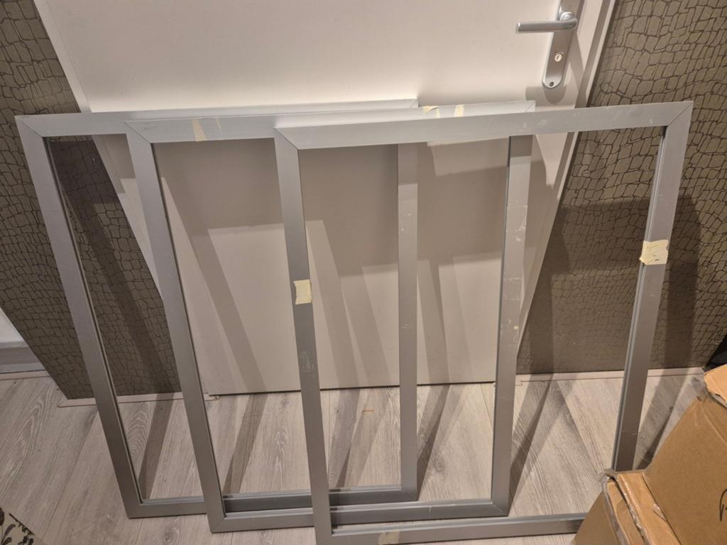 Aluminium pees frame 1000x760 - Zo goed als nieuw, Gevelraam of Ruit, 80 tot 120 cm, 80 tot 120 cm, Ophalen of Verzenden