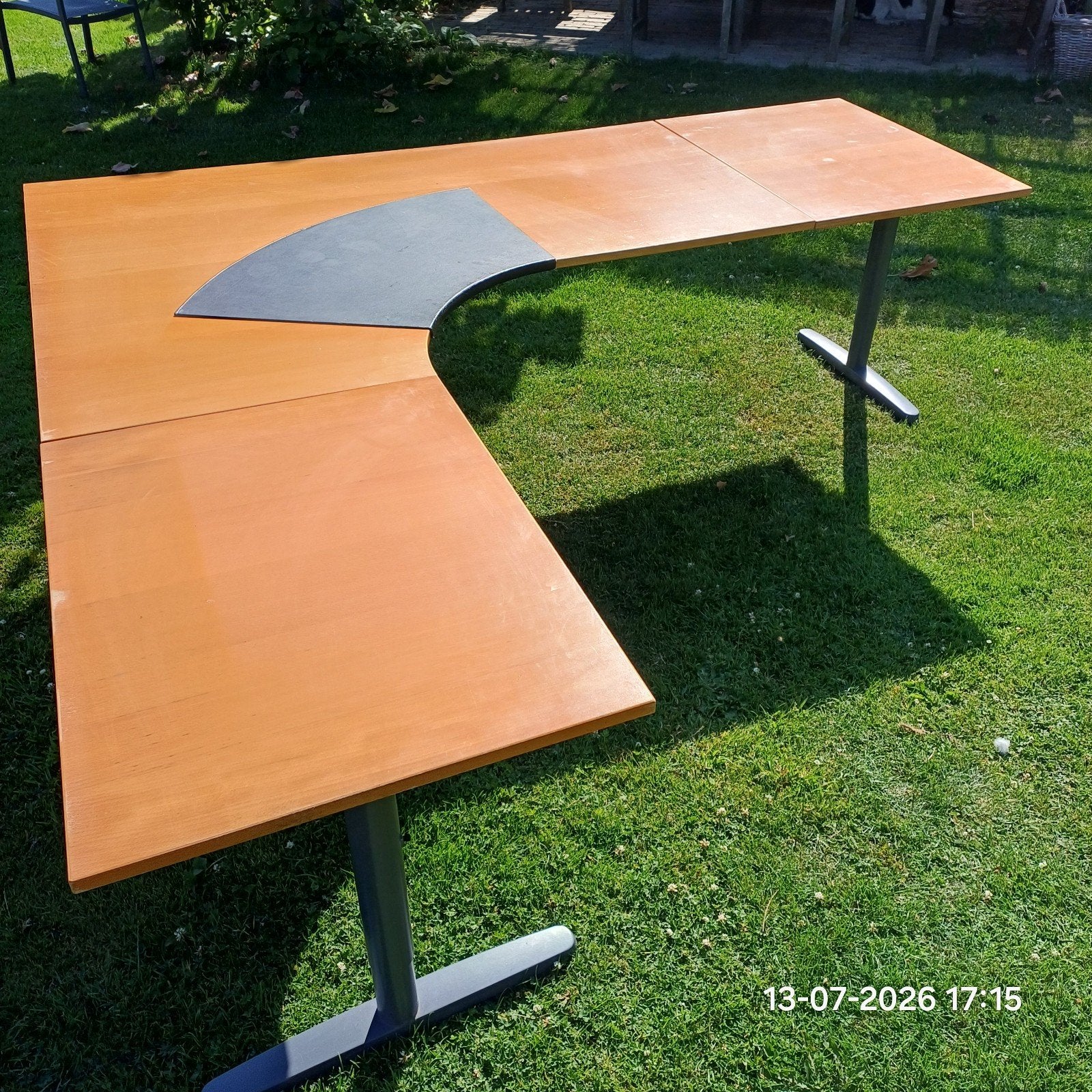IKEA Hoekbureau model Galant 18222, Ophalen, Gebruikt, In hoogte verstelbaar, IKEA