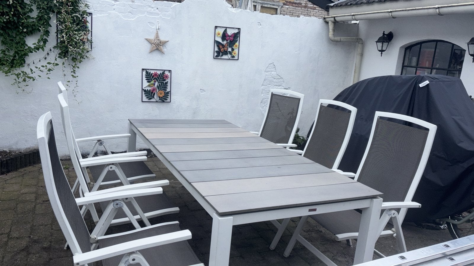Tuinset Garden Impressions met 6 stoelen, Ophalen, Gebruikt, Eettafel, 6 zitplaatsen