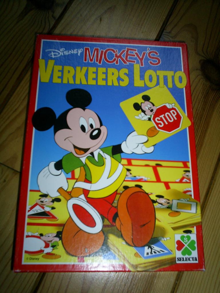 Disney Mickey Verkeers Lotto, Ophalen of Verzenden, Gebruikt