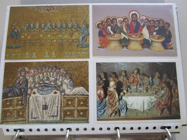 Kaarten Laatste Avondmaal  150 Stuks, Verzenden, Zo goed als nieuw, Kaart of Prent, Christendom | Katholiek