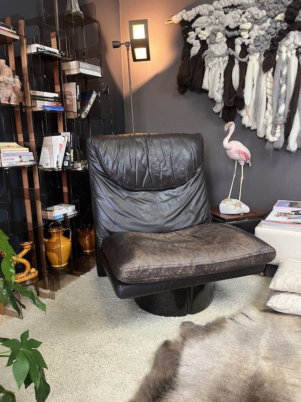 Design Fauteuil door Ammannati & Vitelli voor 'Comfort', Niet ingevuld, Gebruikt, Niet ingevuld, 75 tot 100 cm