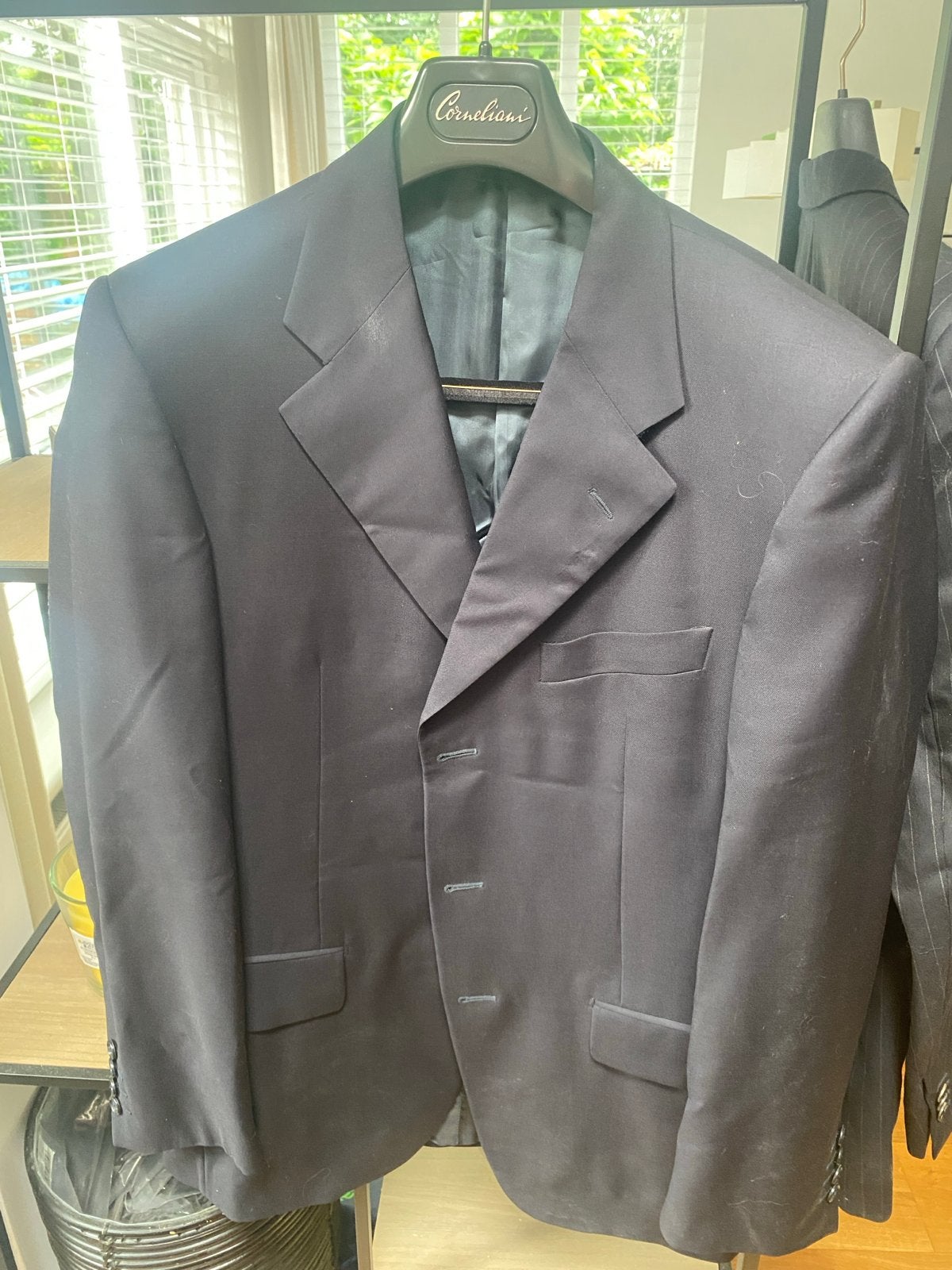 2x Corneliani Linea Sartoria Pak - Super 120's/150's Merinos, Ophalen of Verzenden, Gedragen, Maat 48/50 (M), Blauw