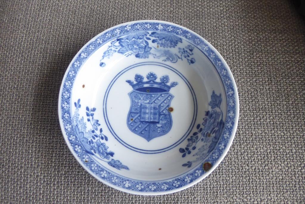 antiek wapenbord met wapen Academia Groningen, Antiek en Kunst, Ophalen of Verzenden