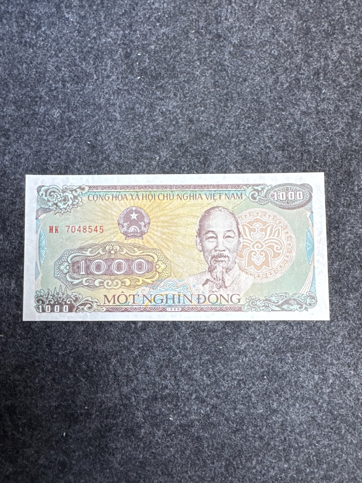 1000 Dong Vietnam bankbiljet - Ho Chi Minh, Ophalen of Verzenden, Zuidoost-Azië, Los biljet