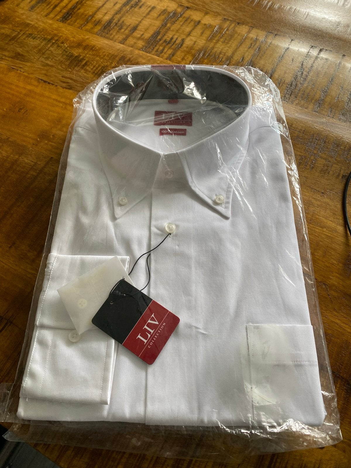 Wit overhemd katoen nieuw 45/46, Ophalen, Nieuw, Wit, Halswijdte 43/44 (XL)