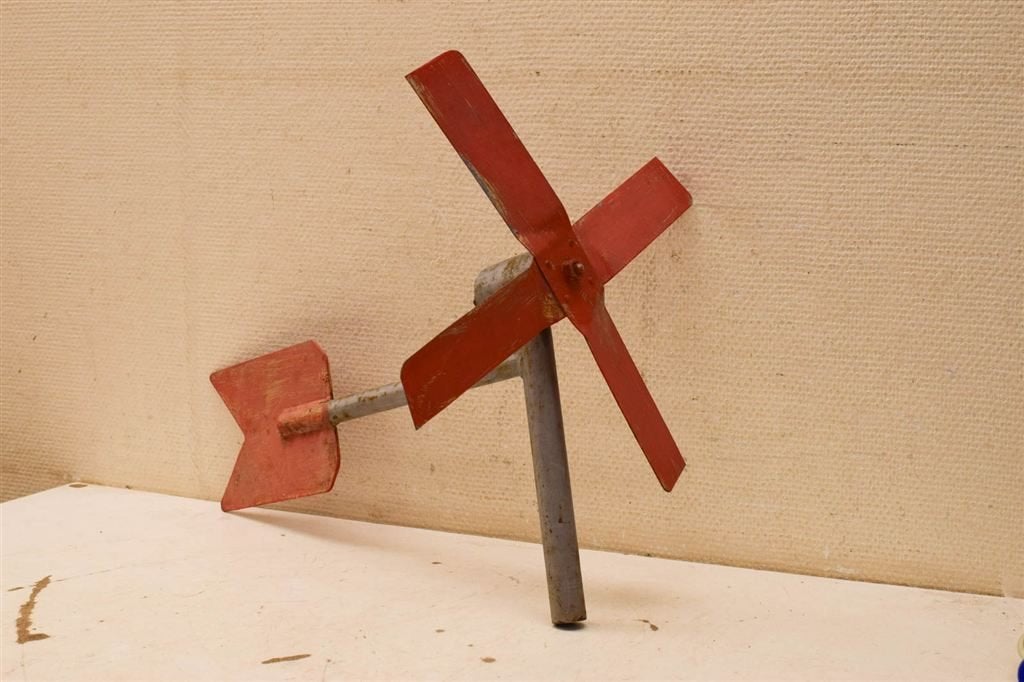 Metalen Windwijzer 48507, Ophalen of Verzenden, Gebruikt