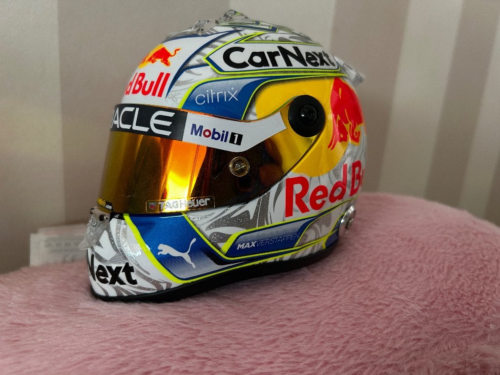 Helm max verstappen 1/2, Ophalen of Verzenden, Zo goed als nieuw, Formule 1