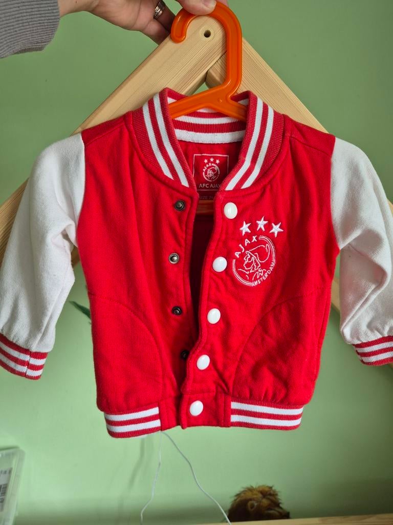 Ajax jasje maat 74/80, Ajax, Gebruikt, Jongetje of Meisje, Ophalen of Verzenden