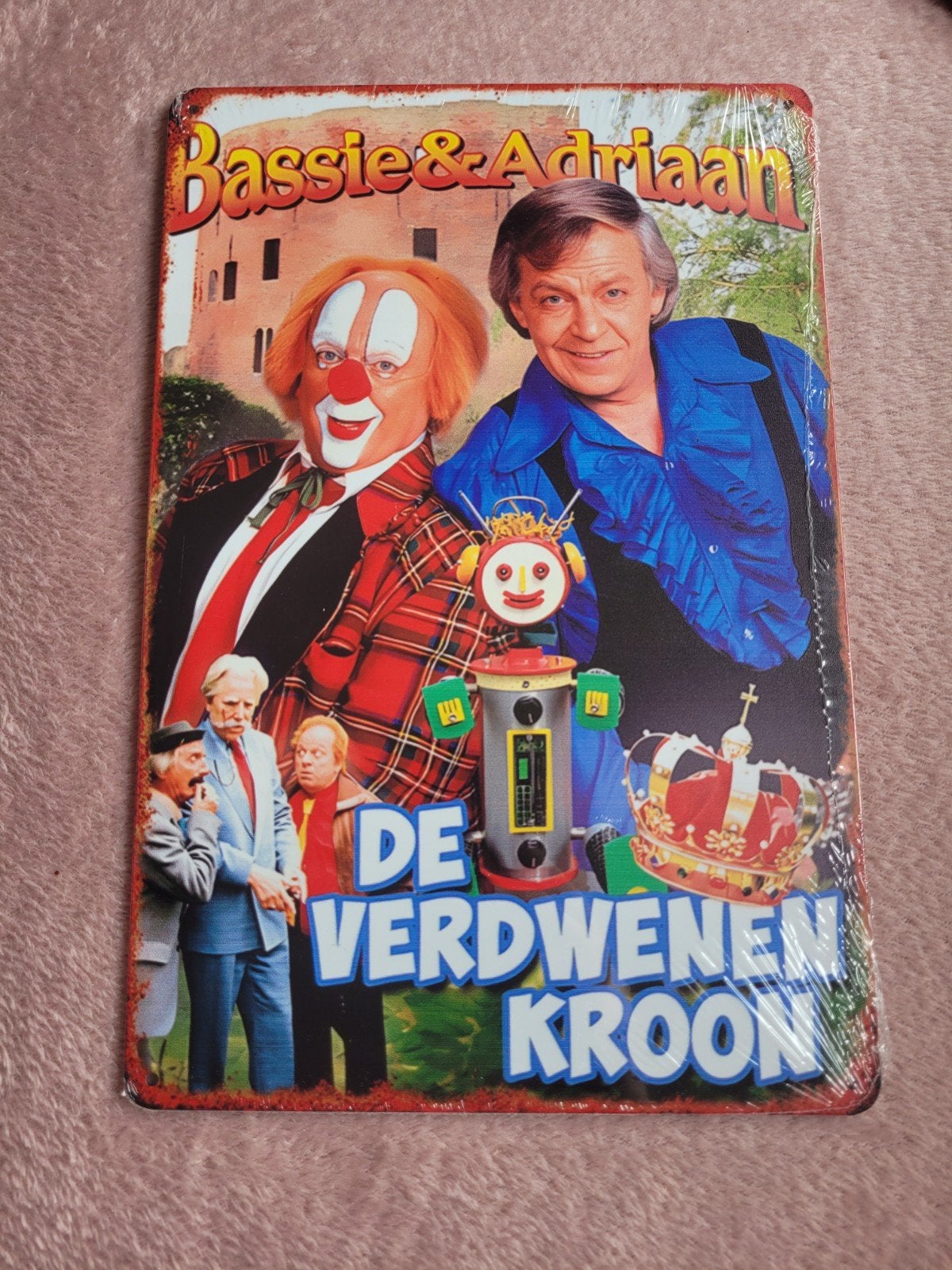 Bassie & Adriaan: De Verdwenen Kroon (20x30 cm), Alle leeftijden, Overige typen, Ophalen of Verzenden, Familie