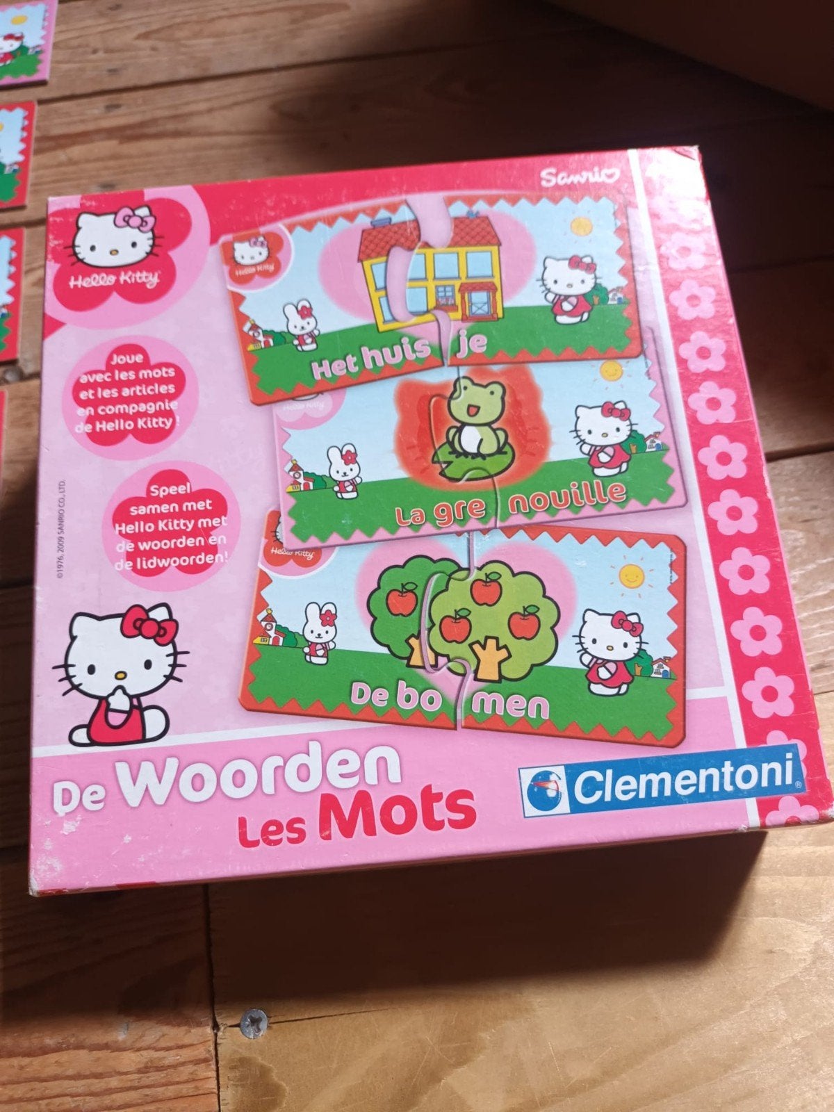 Hello Kitty Woorden Puzzel Clementoni Educatief Spel, Ophalen, Gebruikt, Puzzelen