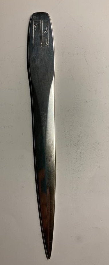 Art Deco Verzilverde Briefopener Koninklijke Begeer, Ophalen of Verzenden
