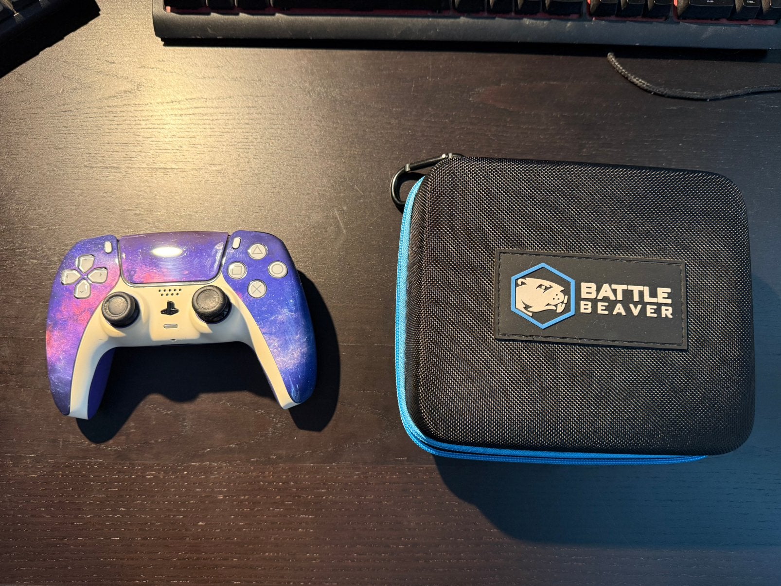 Battle beaver custom ps5 controller, Ophalen of Verzenden, Gebruikt, Playstation 5