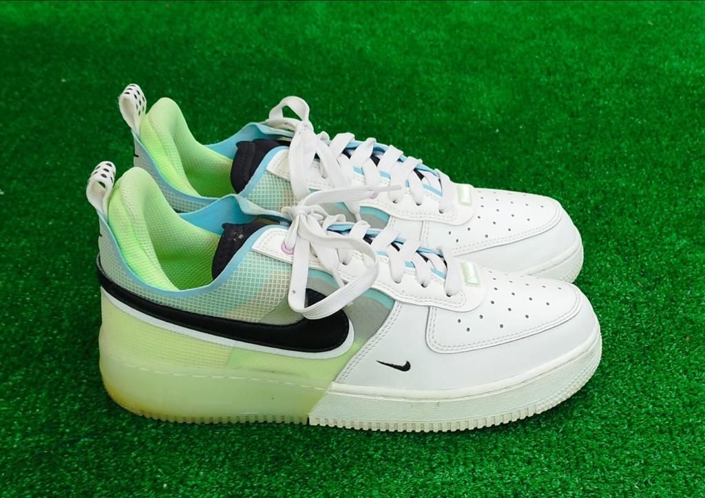 Nike Air Force 1 React - Wit met Neon accenten, Verzenden, Wit, Nike, Nike