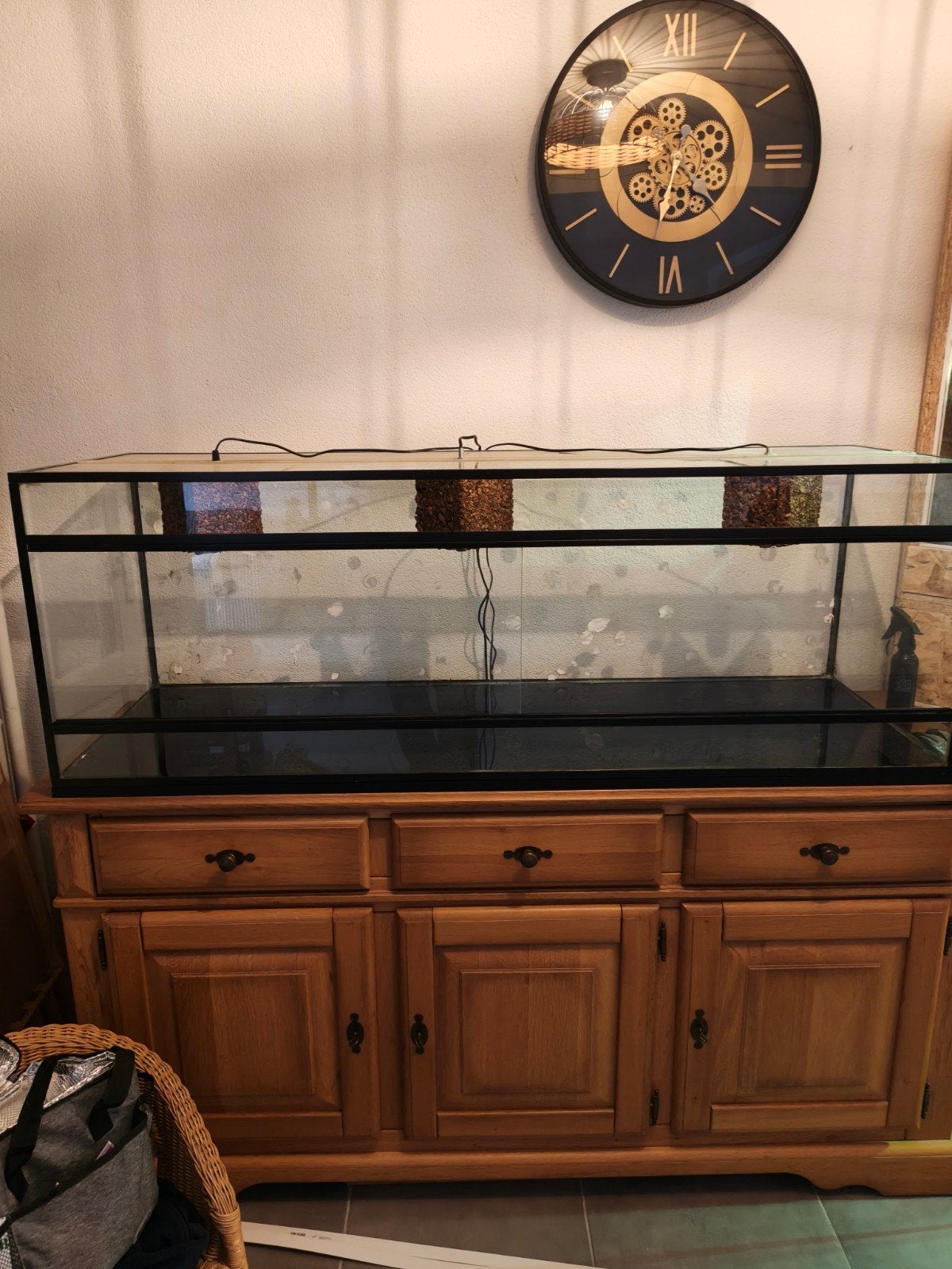 terrarium, Ophalen