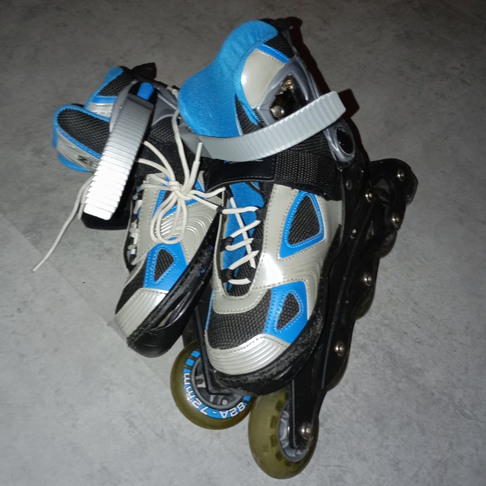 Inline skates - Nijdam, Verstelbaar, Kinderen, Zo goed als nieuw, Inline skates 4 wielen