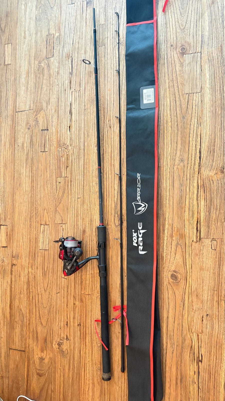 Fox Rage Warrior Spin Hengel met Molen 210cm 5-15 gram, Ophalen, Gebruikt, Complete hengel