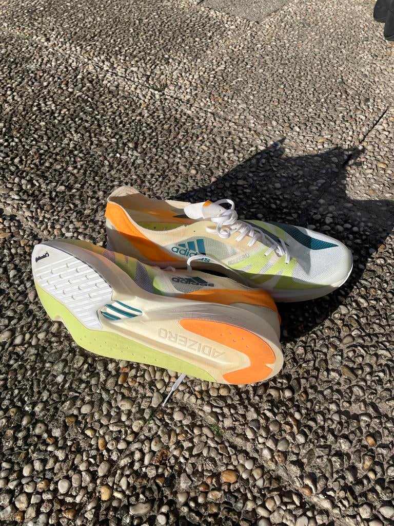 Adidas Adizero Takumi Sen 8 Hardloopschoenen, Ophalen of Verzenden, Zo goed als nieuw, Hardloopschoenen, Adidas