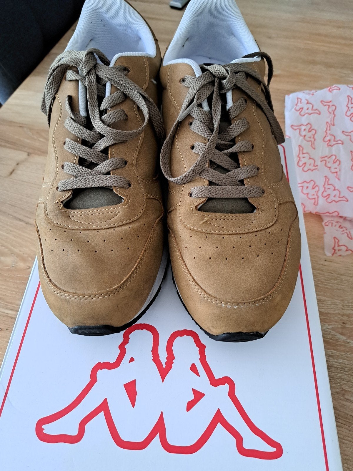 Kappa sneakers ( gympen)  bruin - Maat 45, Kappa, Bruin, Ophalen of Verzenden, Sneakers of Gympen