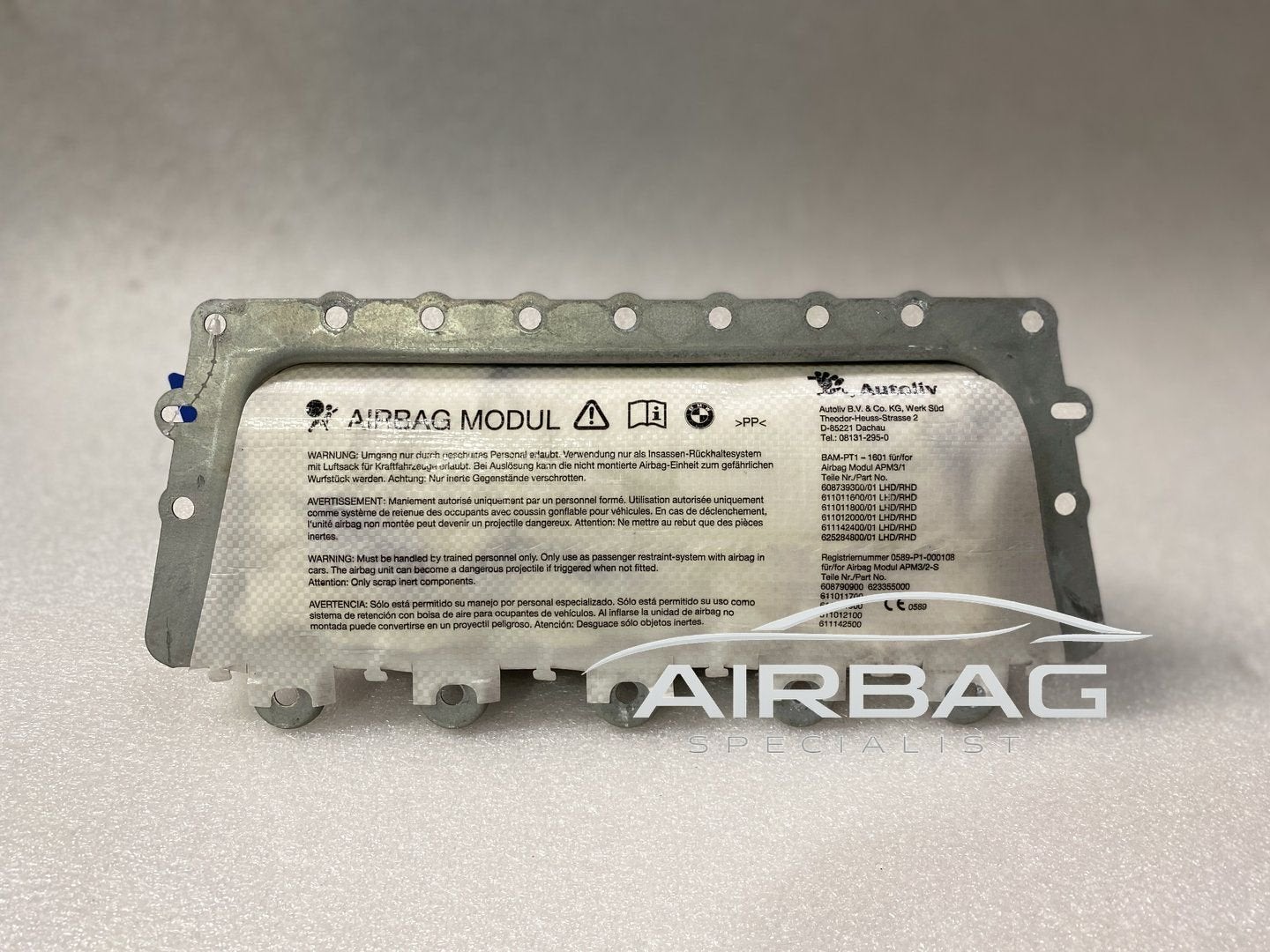 Bmw 5 serie F10 F11 2009-2016 Passagiersairbag 39923039903, Auto-onderdelen, Dashboard en Schakelaars, Gebruikt, Ophalen of Verzenden