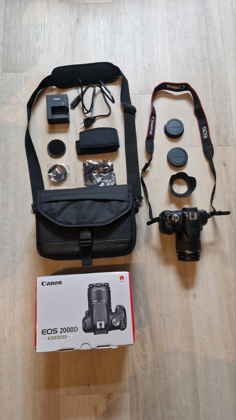 Canon eos 2000d nieuw, Audio, Tv en Foto, Fotocamera's Digitaal, Spiegelreflex, Canon, Beeldstabilisatie, Nieuw