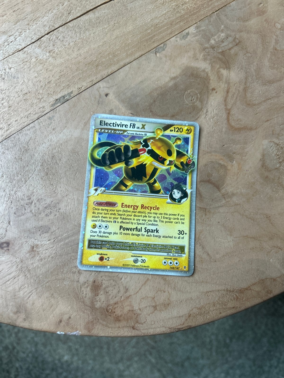 Pokémon Kaart Electivire FB LV.X - Foil, Ophalen of Verzenden, Gebruikt, Losse kaart, Foil