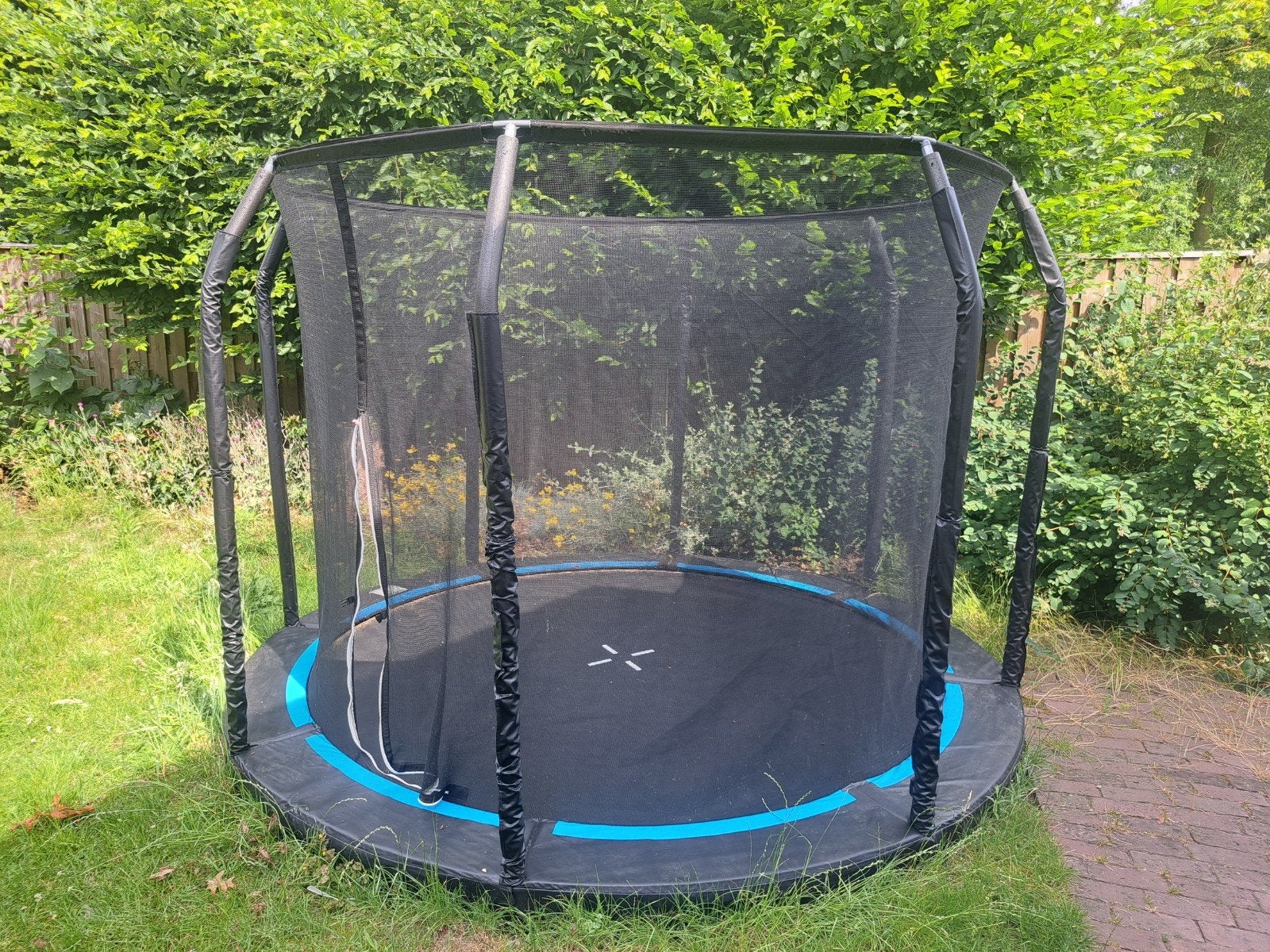 Trampoline (om in te graven), Ophalen, Gebruikt