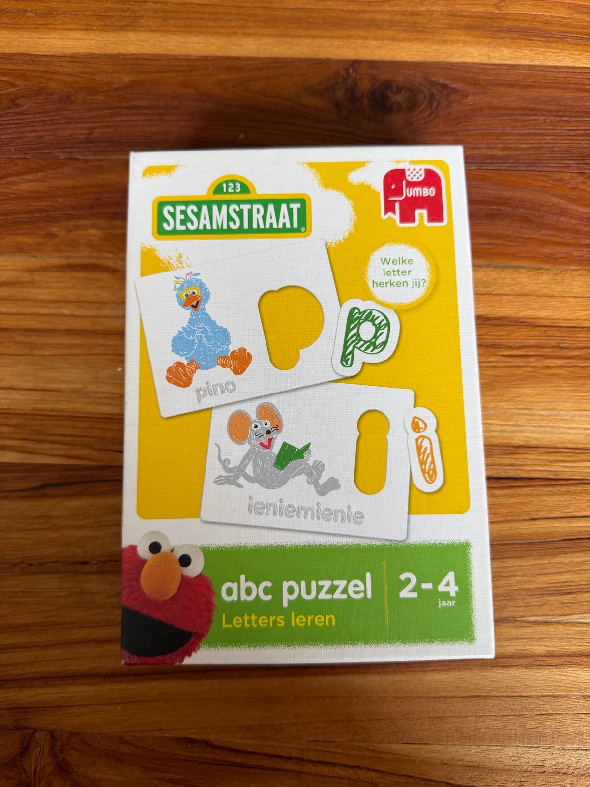 Sesamstraat ABC Puzzel - Letters Leren (2-4 jaar), Ophalen of Verzenden, Zo goed als nieuw, Puzzelen
