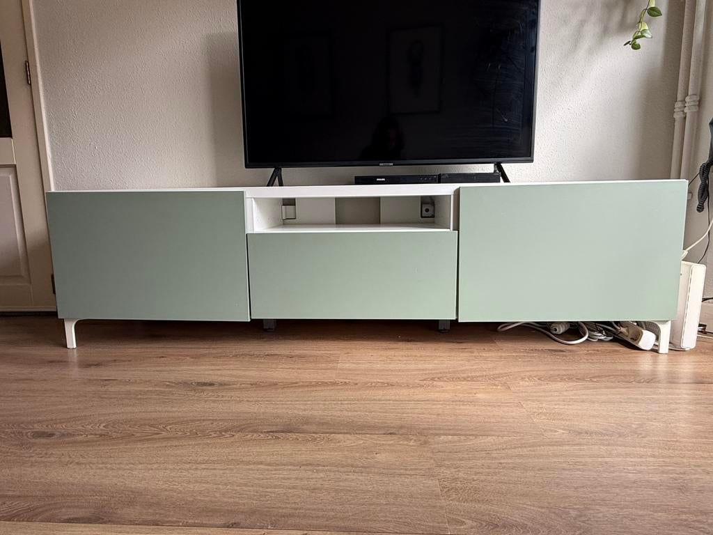 Besta TV meubel, Huis en Inrichting, Kasten | Televisiemeubels, Ophalen, Gebruikt, 150 tot 200 cm, Minder dan 100 cm