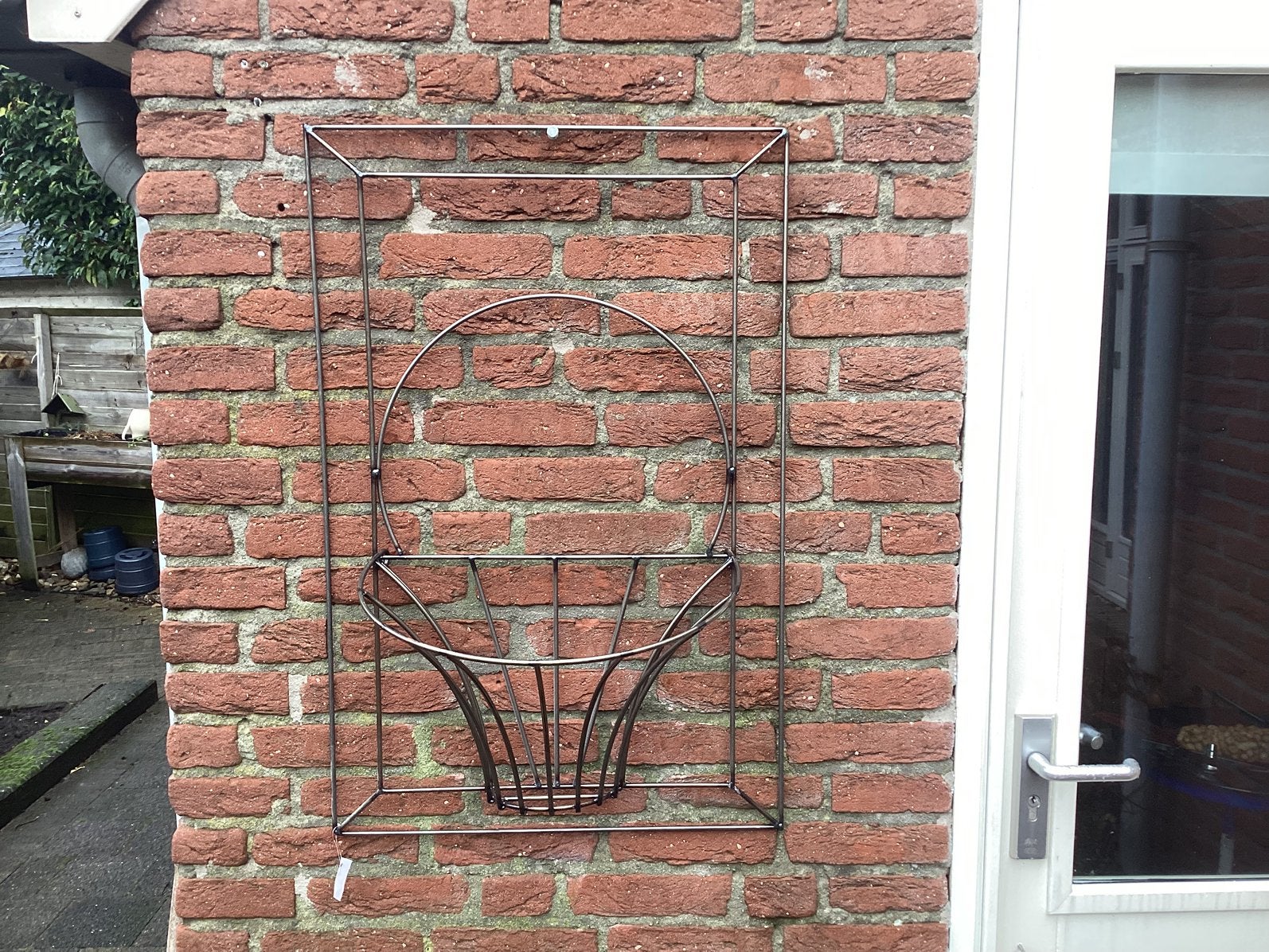 Nieuwe metalen rekken voor bloemenhanger, Balkon, Minder dan 60 cm, Nieuw, Ophalen of Verzenden