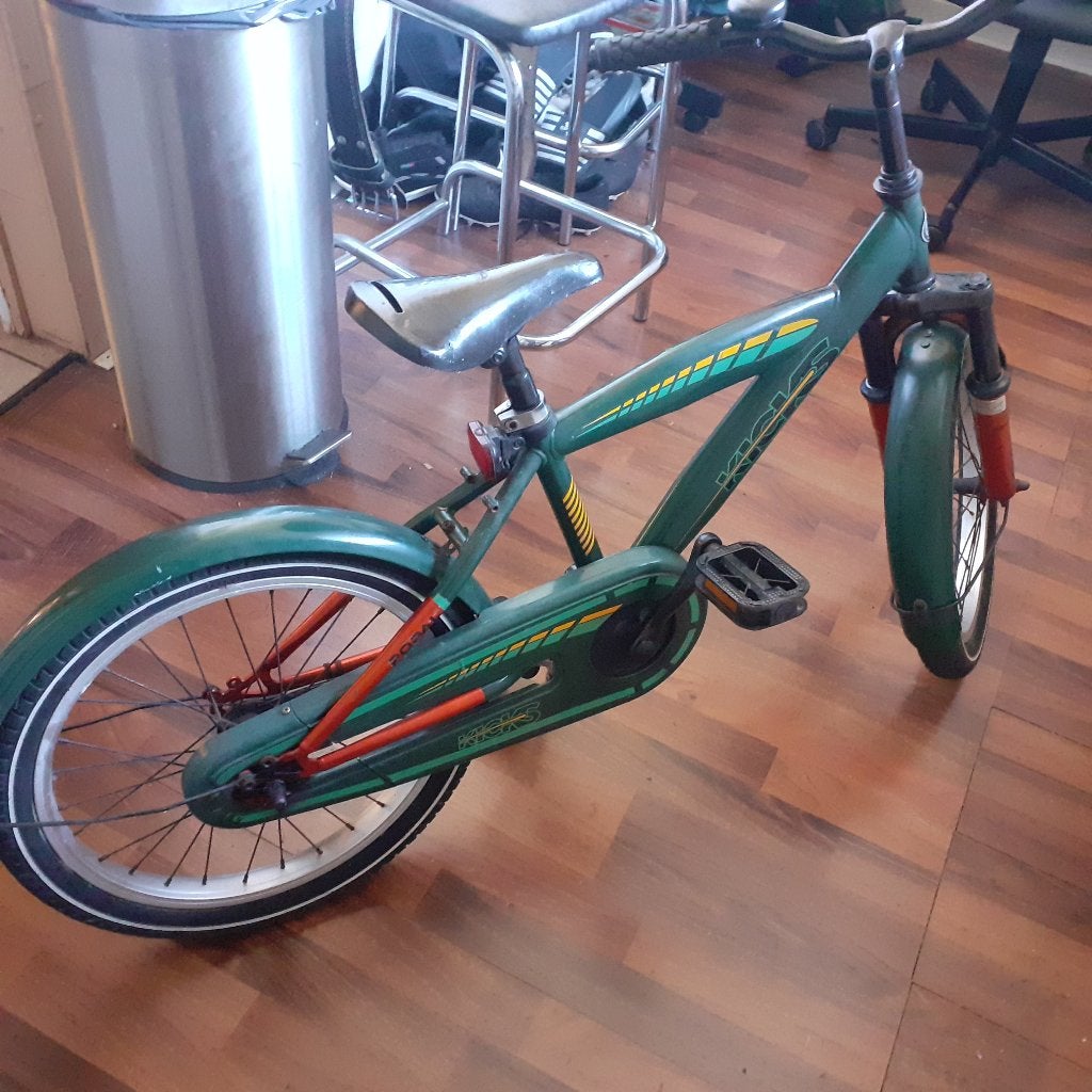 TE KOOP LEUKE JONGENSFIETS, Fietsen en Brommers, Fietsen | Jongens, Ophalen, Gebruikt, Terugtraprem, 20 inch
