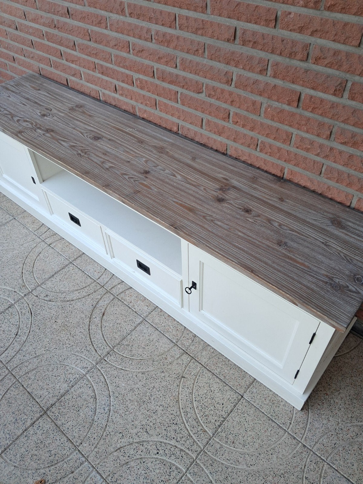 Set: TV-meubel, dressoir, salontafel, 2  bijzettafels, Ophalen, 50 – 75, Gebruikt, 200 cm of meer