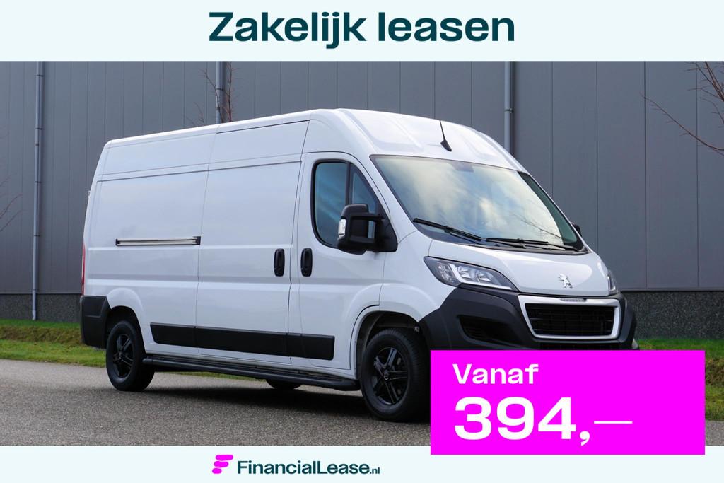 Peugeot Boxer 2.2 BlueHDi 140 L3H2 3.5t in Topstaat |BPM vri, Voorwielaandrijving, Stof, Gebruikt, Euro 6