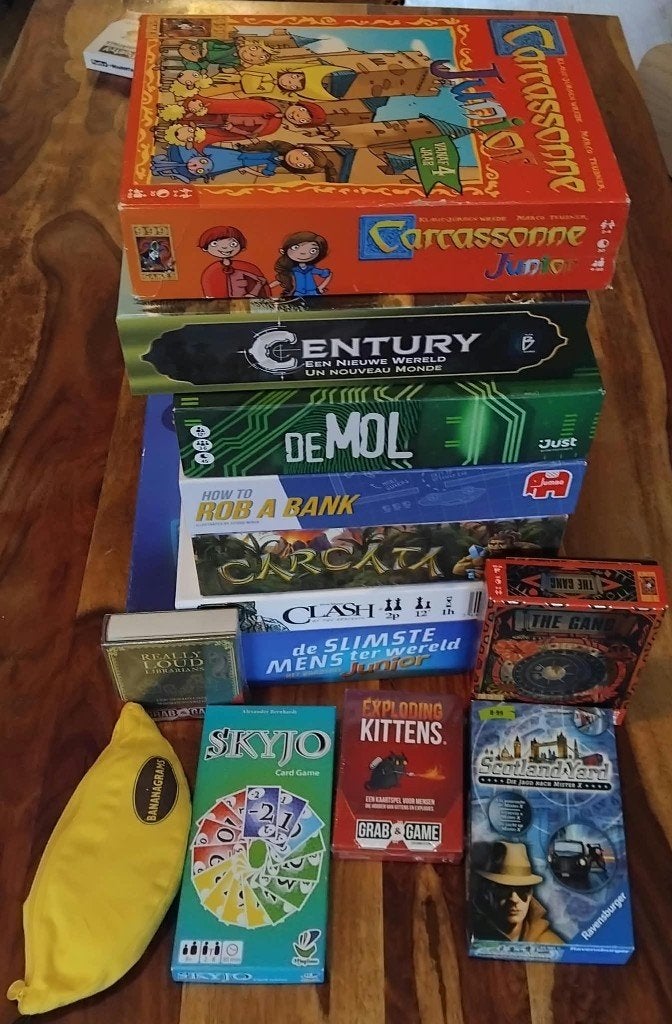 bord- en kaartspellen te koop (bieden kan per stuk), Vijf spelers of meer, Ophalen of Verzenden, Gebruikt, Onbekend
